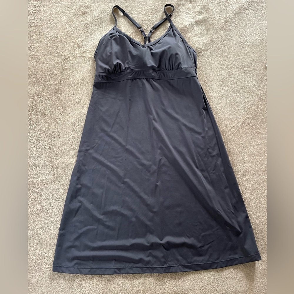 Athleta swim dress grey